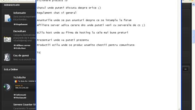 Prezentare Ecila.Ro Comunity
