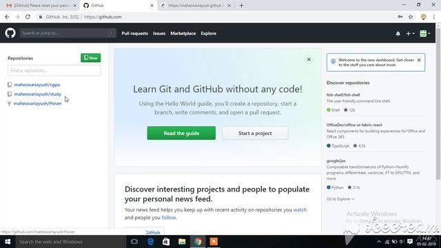 github | how to make Github  repository | in hindi | and how to host project / website | proof