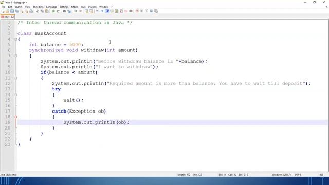#42. Inter Thread Communication in Java