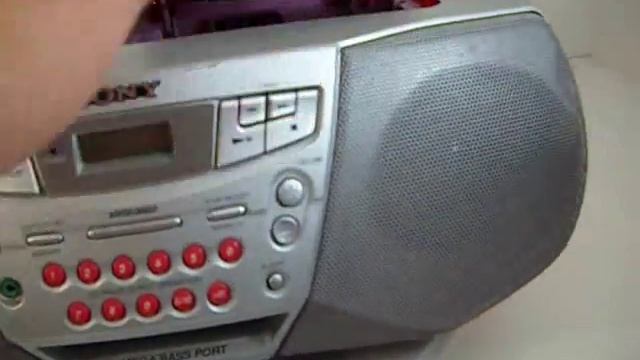 sony boombox cfd-922_0001cd radio player cassette recorder