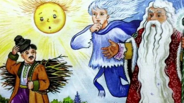 6. Экологические сказки: 4.Ветер, солнце и мороз.    
Рекомендуется для деток с 4-х лет.