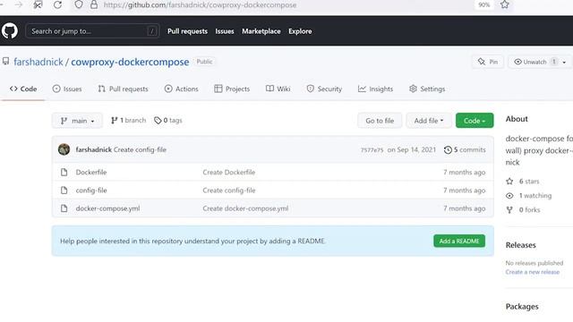 دور زدن تحریم داکر (شکن + cow proxy )