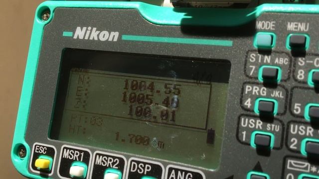 Video 817 Nikon total station NPL-3225