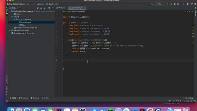 How to calculate your salary in Java!
