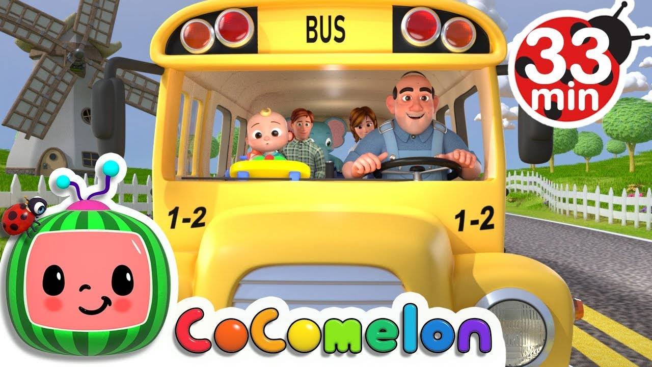 Колеса в автобусе + другие детские песни | Кокомелон. Wheels on the Bus + More Kids Songs CoComelon