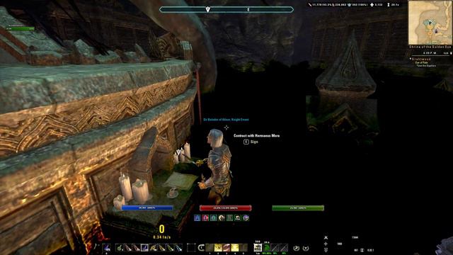 Signing Contract with Hermaeus Mora