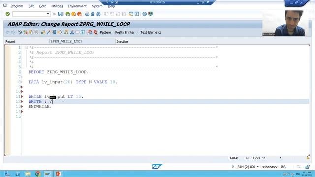 15 ABAP Programming Loop WHILE Loop