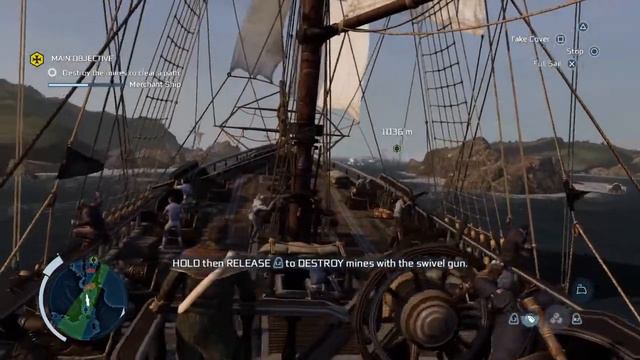Assassin's Creed 3 Remastered Naval Missions, The Chase (FULL SYNCHRONIZATION)