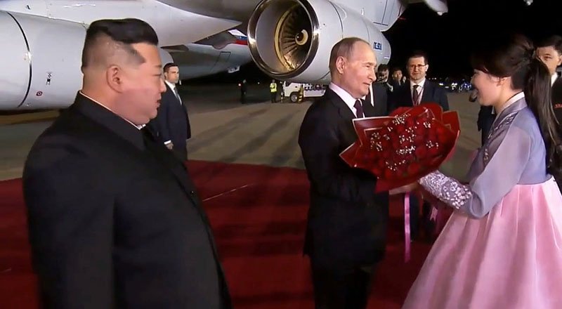 Путин прибыл в Северную Корею с государственным визитом