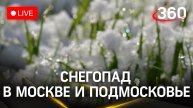 Снегопад в Москве, 8 мая. Прямая трансляция