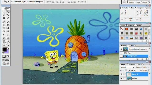 changing the back ground in photoshop cs8
