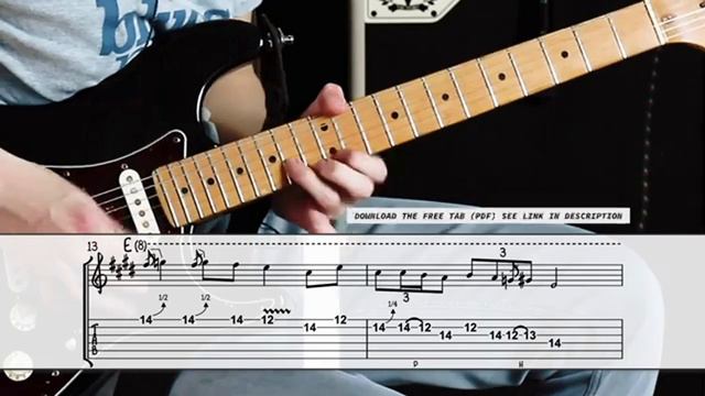 Blues Guitar Solo In E (tab)