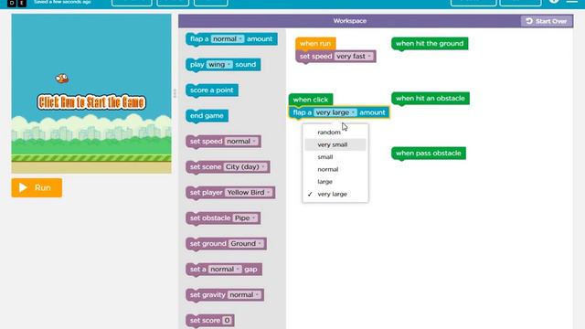 how to make a game on code.org