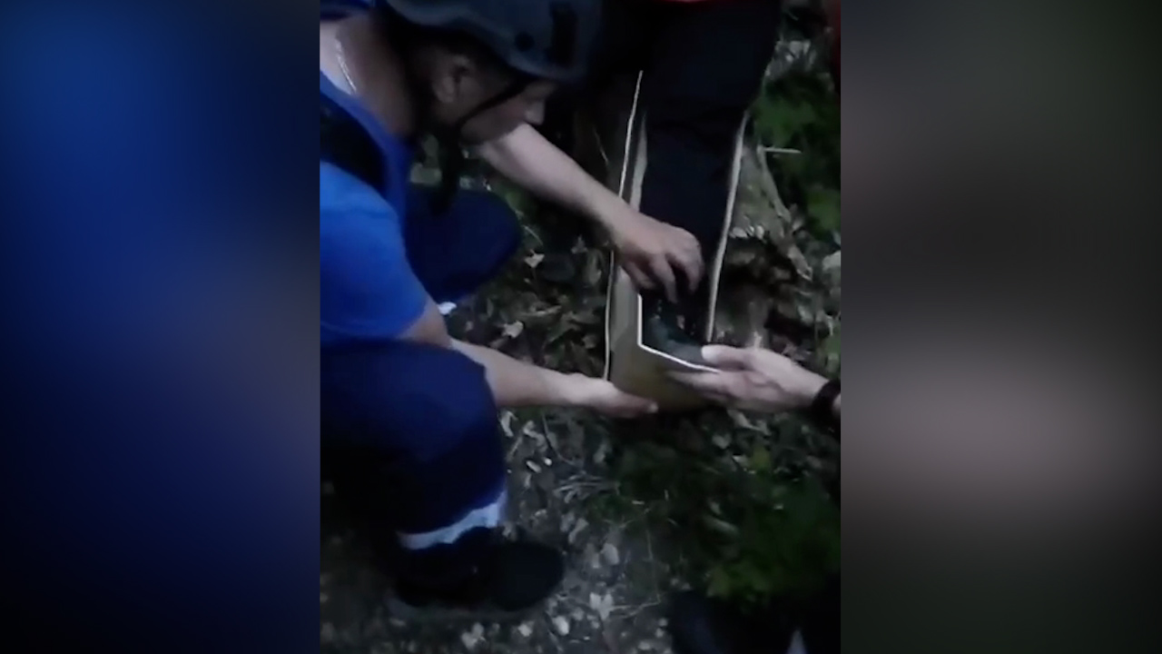 Спасатели помогли туристке, повредившей ногу в районе горы Черногор на Кубани