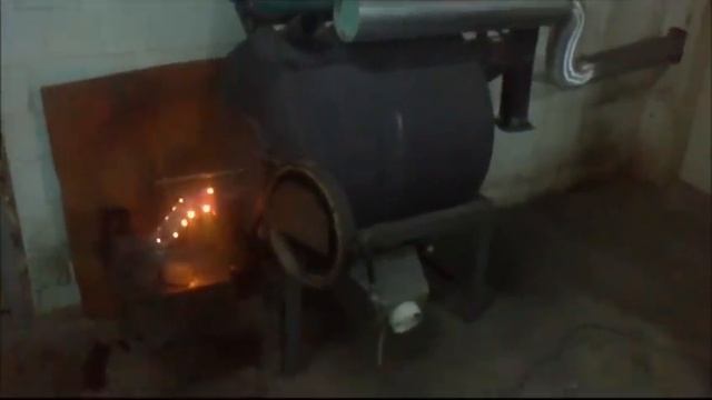 Печь - приставка на отработке к булерьяну