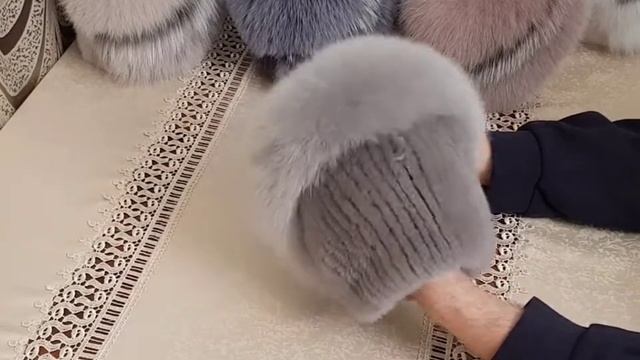 Шапка "Серпантин" из меха норки