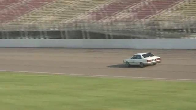 85 Ford LTD LX racing at California Speedway