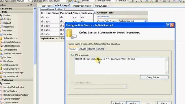 GridView DataSource Display Edit2