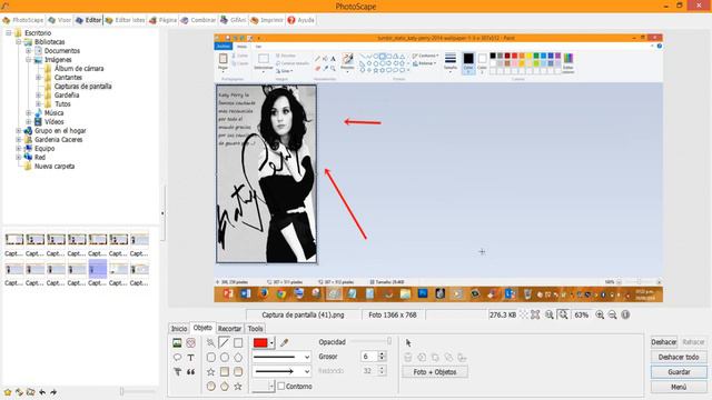 Señala con Flechas para Hacer un ejemplo en gif?