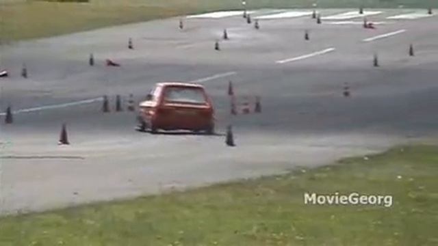 2009 Meschede DMSB Auto Slalom Mike Lipinski VW Polo 1 Spezial