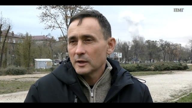 Сквер Яланского. 17 ноября 2018 года.  Деревья высажены!  Запорожье.