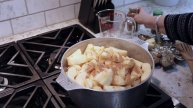 RELAXING FALL COOK WITH ME | COZY FALL APPLE RECIPE | STEWED APPLES