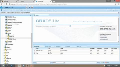 55. Activate layout mode in AEM