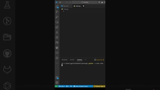 Виртуальное окружение в Python / Creating a virtual environment in Python #shortsfeed #shorts