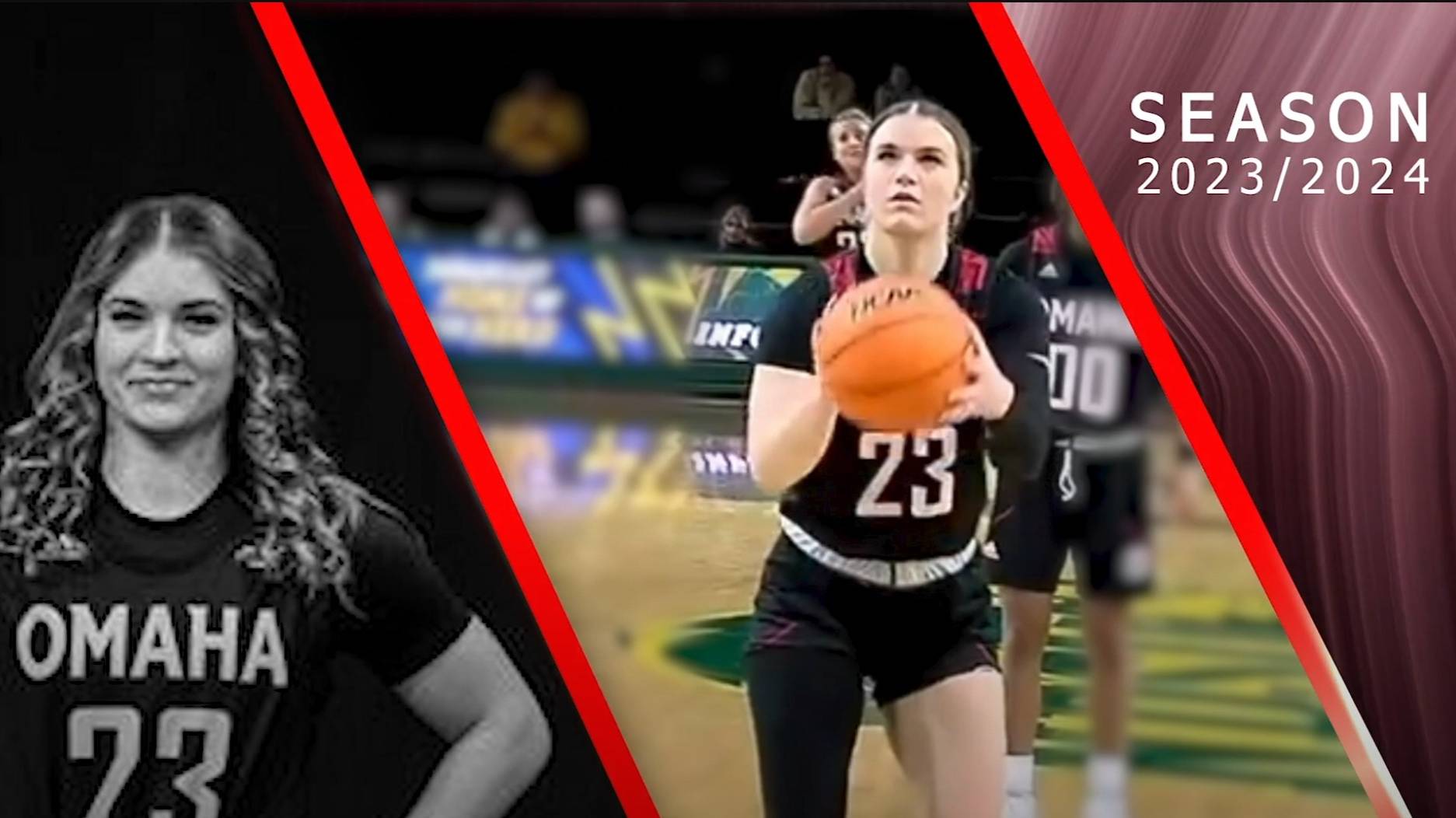 WBB 2023-24 OMAHA A. NIKULOCHKINA Highlights