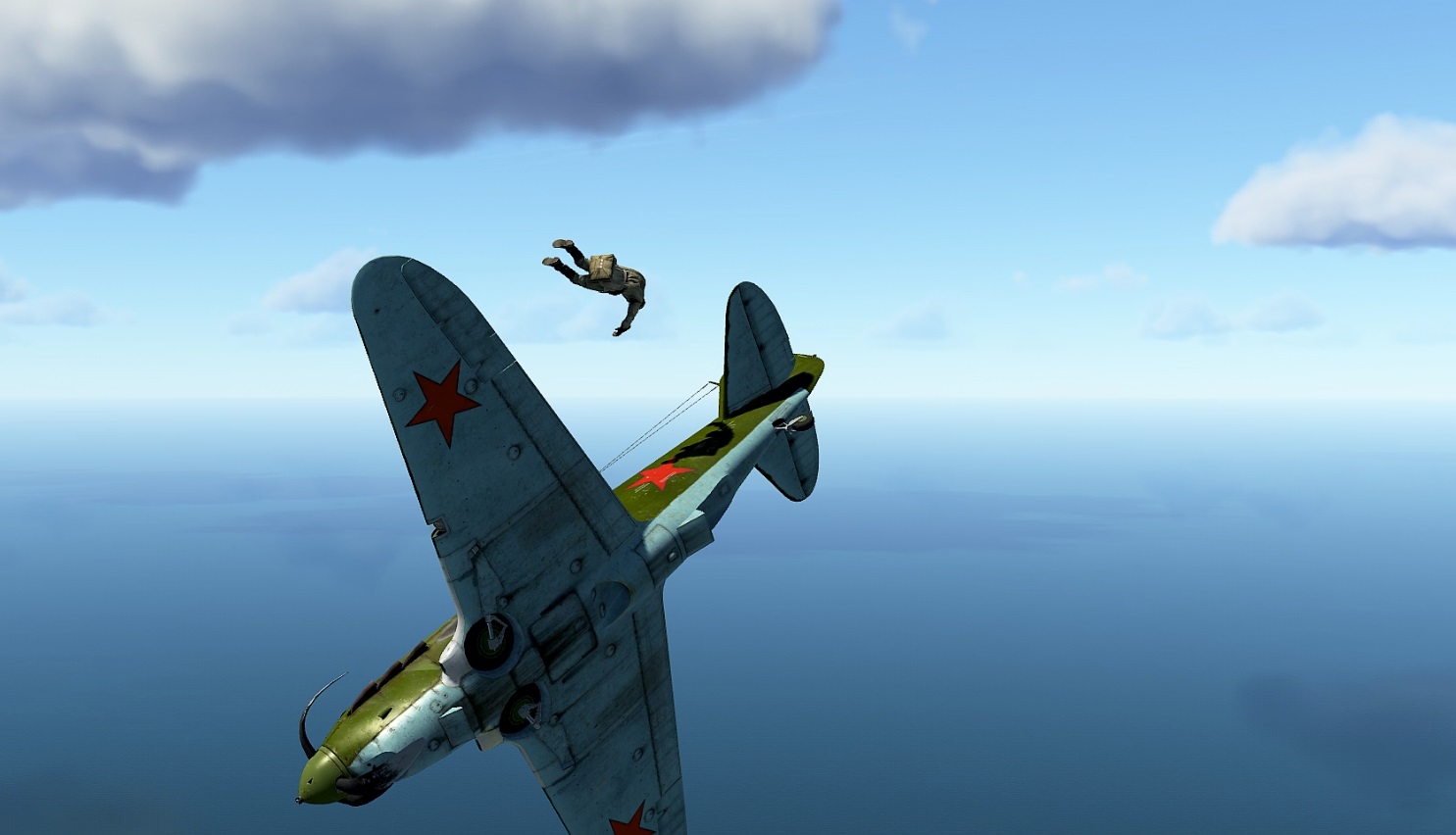 ЛаГГ-3 против  Bf109 E-7,  проигрыш.