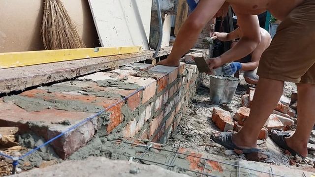 МАКСИМАЛЬНАЯ ЭКОНОМИЯ  - цоколь - фундамент - цоколь из б.у кирпича