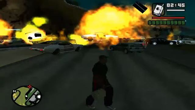 GTA SA CAR BLAST ESCAPE TRICKS