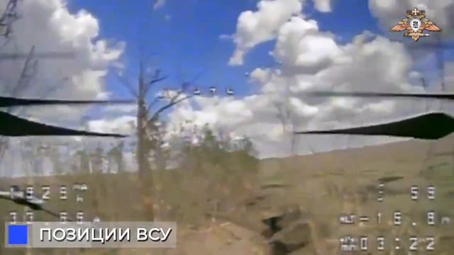 Операторы FPV-дронов роты БЛА 39 бригады 68 армейского корпуса уничтожают укрепления противника.