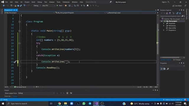 HOW TO PROGRAM IN C# | ERROR HANDLING