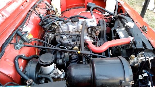 RED CAR Suzuki Katana Jimny 1998 ENGINE BLOW