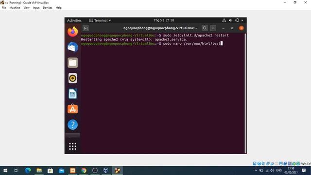 DEMO CÀI ĐẶT WEB SERVER TRÊN UBUNTU