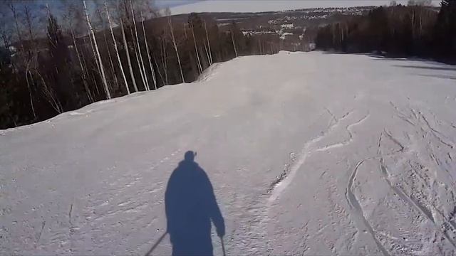 Спуски с горы Соболиная. Город Байкальск