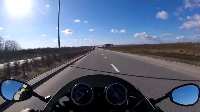 Pierwszy wyjazd w 2017r (25.02.17) Yamaha XJR 1300
