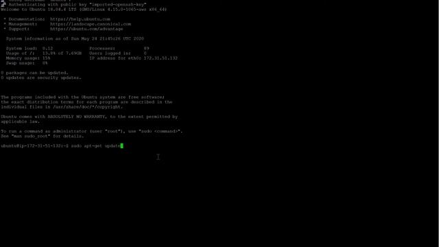 Install Docker in EC2 on Ubuntu Image