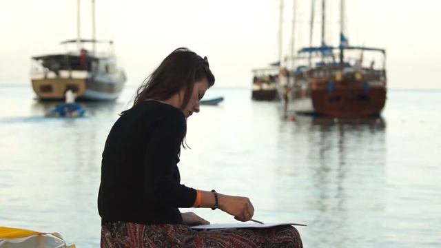 Эскиз для картины "Гавань"