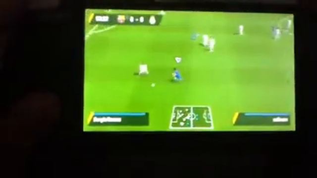 Bacalona vs real Madrid on fifa 12 PSP