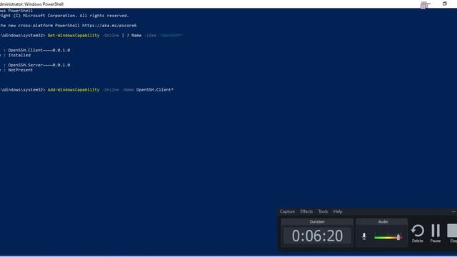Install Open SSH on Windows and Generate SSH Key