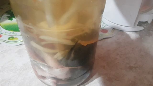 Горбуша в маринаде(рассоле).2 часть.