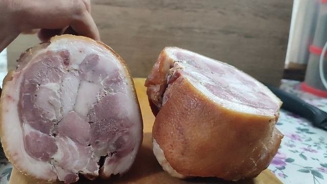 Рулька без кости сувид копчение!