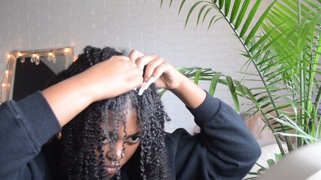 watch me blend my 4b/4c hair with curly clip-ins | how-to/tutorial #melanjhair