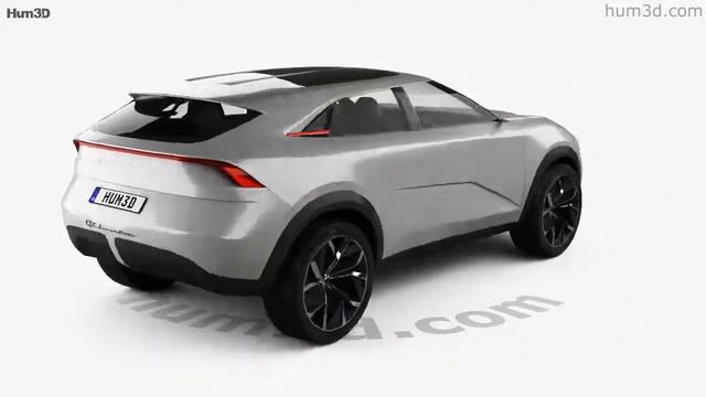 Infiniti QX Inspiration 2019 3D model by Hum3D.com