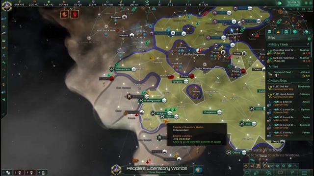 Humiliating the League and dealing with Rebels! | Stellaris the People's Liberatroy Worlds