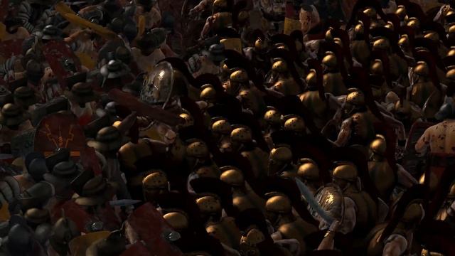 300 SPARTAN VS 3000 GLADIATOR - MASSIVE BATTLE TOTAL WAR ROME 2 (CINEMATIC)