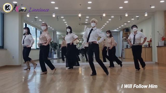 I Will Follow Him Linedance Worship 킴스라인댄스 워쉽팀 [Choreo: Heejin K. & Kim's Worship Team]