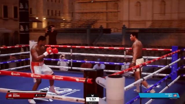 Undisputed(онлайн бой)RIDDICK BOWE vs MUHAMMAD ALI